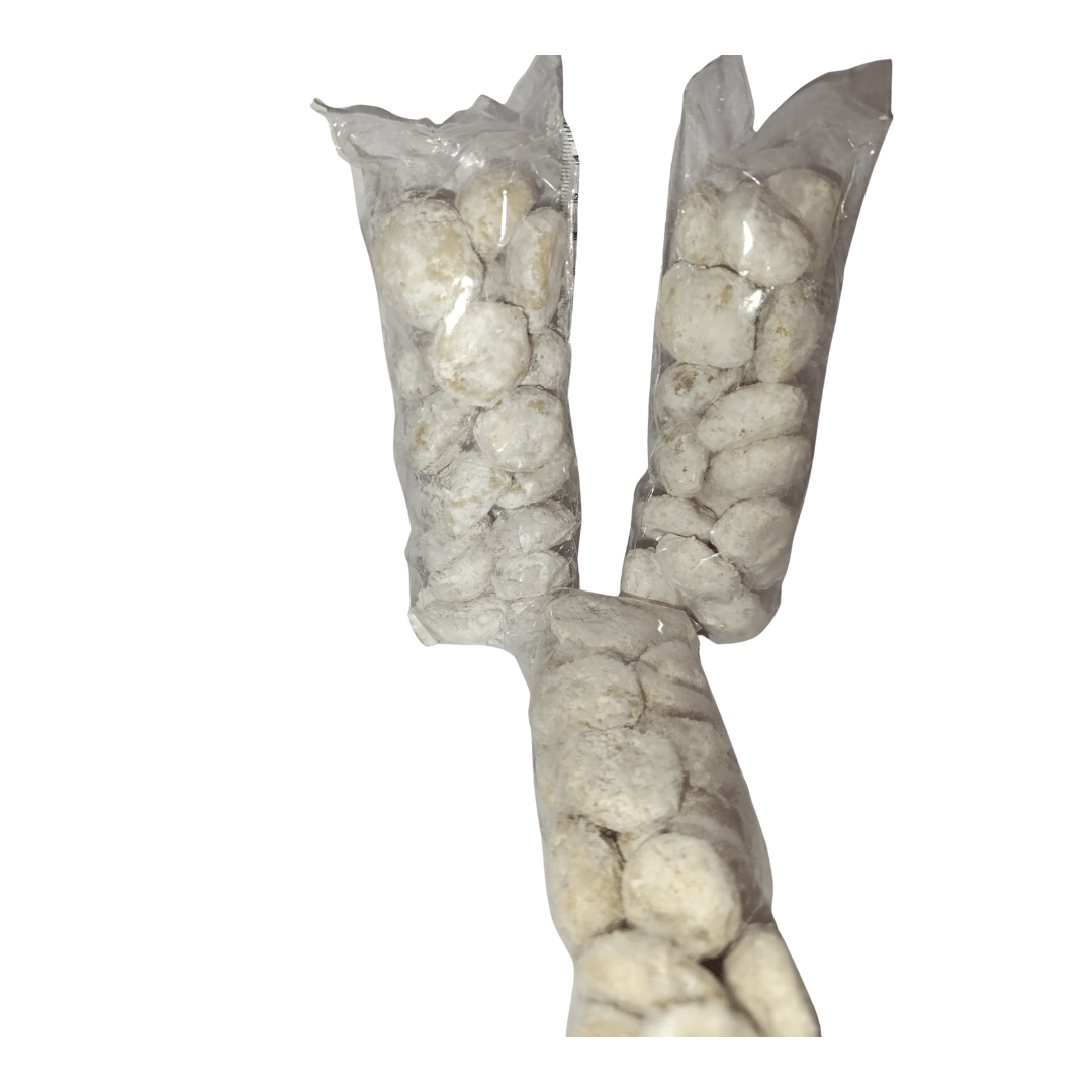 Besos con azúcar glas